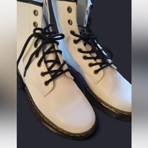 Dr. Martens White Zavala Boots